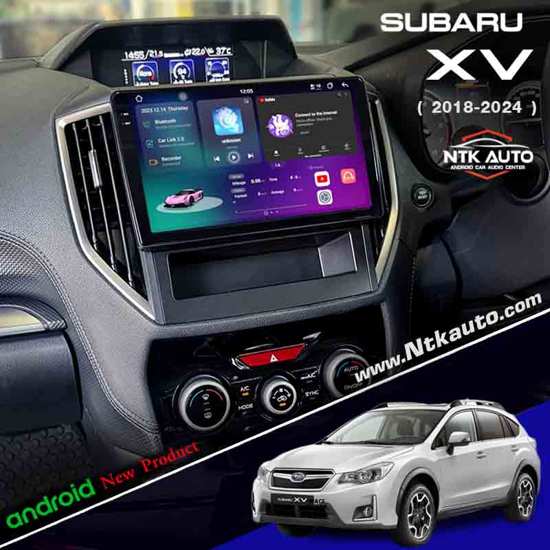 จอแอนดรอย Subaru XV โฉมปี 2018-2024   IPS HD ภาพชัดทุกมุมมอง จอกระจกกันรอย 2.5d Glass 