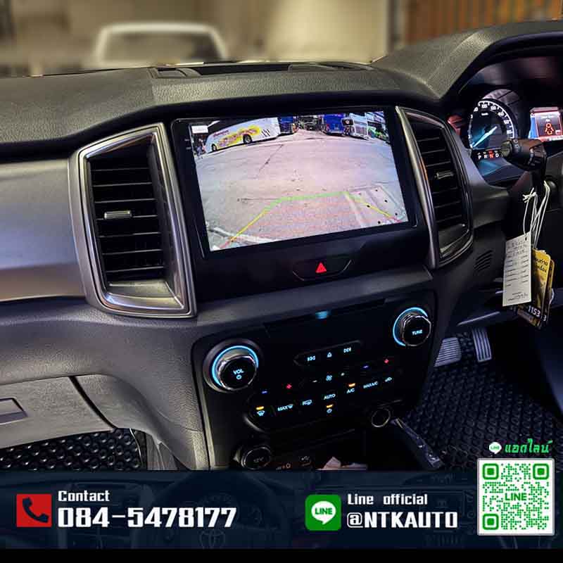 จอแอนดรอย Ford Ranger Wildtrak  โฉมปี 2015-2021   IPS HD ภาพชัดทุกมุมมอง จอกระจกกันรอย 2.5d Glass 