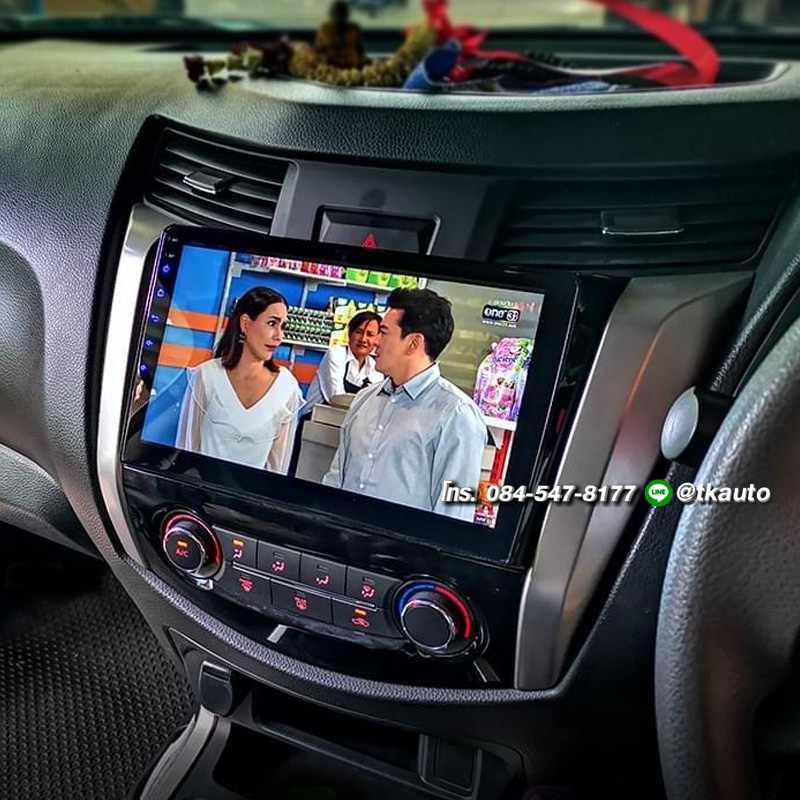จอ Android ตรงรุ่น Nissan Navara NP300  หน้าจอ 10.1 นิ้ว จอ IPS HD กระจกกันรอย 2.5D Glass