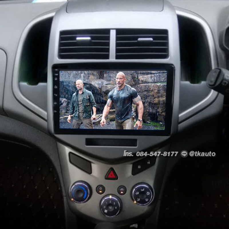 จอ Android ตรงรุ่น Chevrolet Sonic หน้าจอ 9 นิ้ว ตรงรุ่น จอ IPS HD กระจกกันรอย 2.5D Glass 