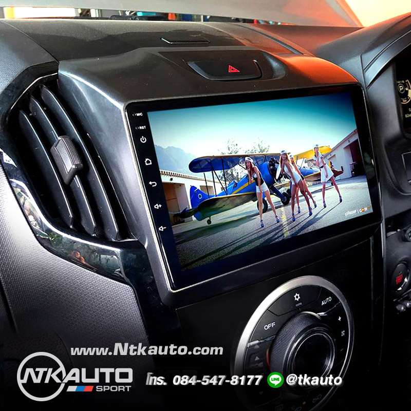 จอ Android ตรงรุ่น ISUZU MU-X  หน้าจอ 9 นิ้ว จอ IPS HD กระจกกันรอย 2.5D Glass 