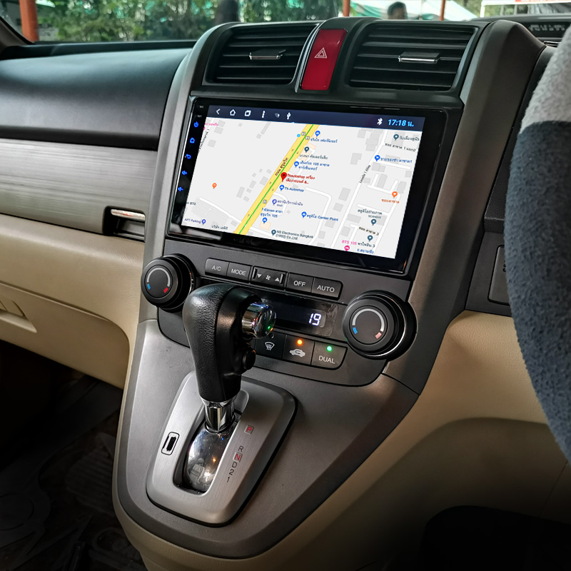 จอ Android ตรงรุ่น Honda CR-V G3 หน้าจอ 9 นิ้ว  จอ IPS HD กระจกกันรอย 2.5D Glass 